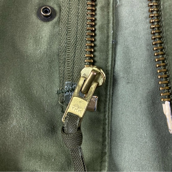 Vintage Military Coat Cold Weather Field Green Regular Fit Jacket Men’s Size L - Picture 9 of 16